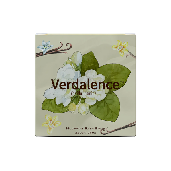 Verdalence™ Mugwort Bath Bomb — Vanilla Jasmine (220g)