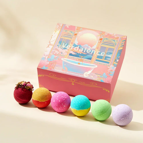 The Collection Gift Box with all six mugwort bath bomb scents