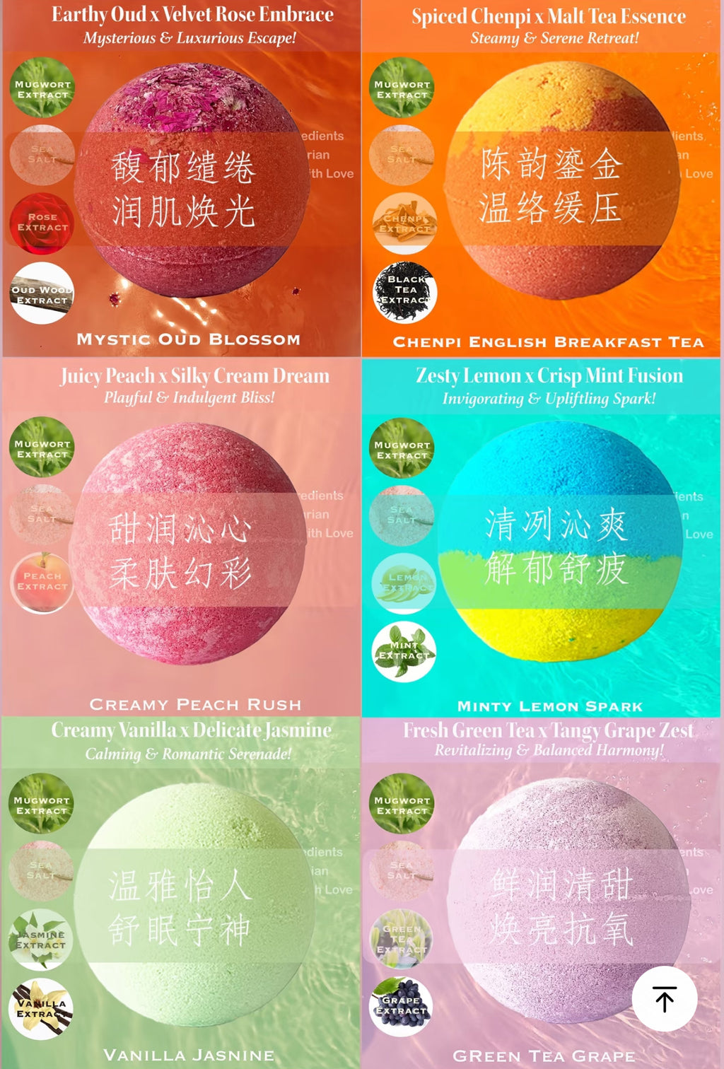 The Collection Gift Box — 6 Bath Balls