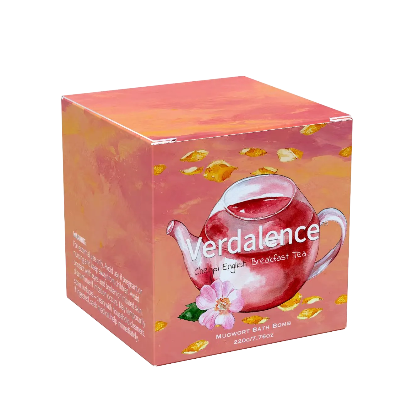 Verdalence™ Mugwort Bath Bomb — Chenpi English Breakfast Tea (220g)