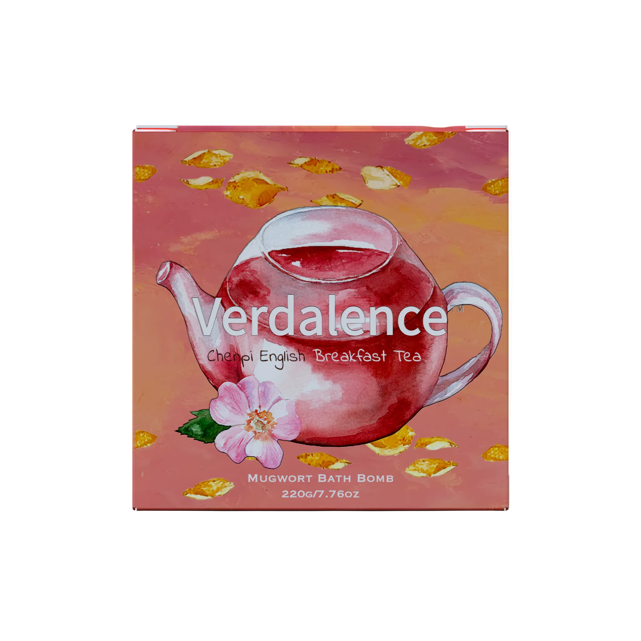 Verdalence™ Mugwort Bath Bomb — Chenpi English Breakfast Tea (220g)